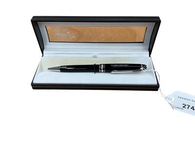 Lot 2743 - Mont Blanc ballpoint pen in original box.