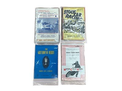 Lot 1557 - Sporting programmes including 1960 athletics, stockcar racing, rugby league, Goodwood motor racing & others (Qty)