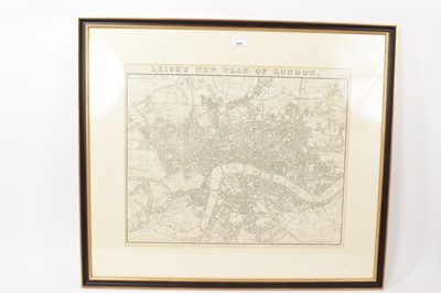 Lot 949 - Leigh's New Plan of London