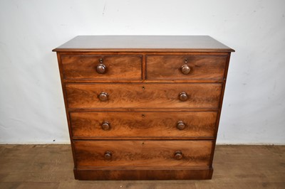 Lot 1402 - Victorian mahogany chest of drawers