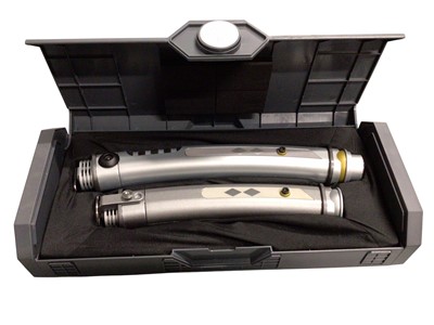 Lot 23 - Disney Star Wars Ahsoka Mandalorian hilt, boxed (1)