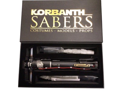 Lot 30 - Korbanth Sabers Star Kylo Ren The Last Jedi lightsaber hilt, boxed (1)