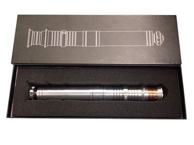 Lot 34 - Korbanth Sabers Star Wars Darth Revan-Darkside-Kotor-Custom lightsaber hilt, boxed (1)