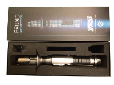 Lot 36 - Korbanth Sabers Star Wars Darkside Fallen Master & Found Spectre lightsaber hilts, boxed (2)