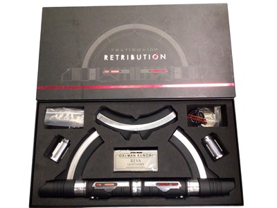 Lot 38 - Korbanth Star Wars Retribution Limited Edition 083/1000 Obi Wan Kenobi Reva lightsaber hilt, boxed (1)
