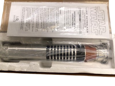 Lot 39 - Master Replicas Star Wars Luke Skywalker Force FX lightsaber, boxed (1)