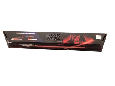 Lot 41 - Hasbro Star Wars The Black Series Emperor Palpatine Force FX Elite lightsaber, boxed (1)
