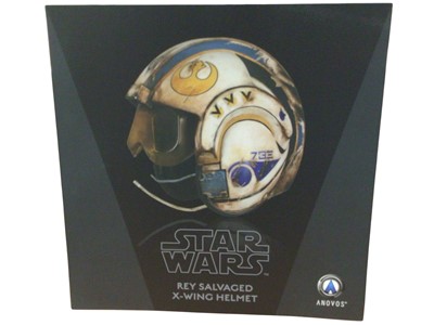 Lot 57 - Anovos Star Wars Rey Salvaged X-Wing Helmet, boxed
