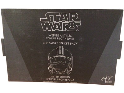 Lot 64 - EFX Star Wars Wedge Antilles X-Wing Pilot Helmet The Empire Strikes Back Limited Edition Official Prop Replica, boxed