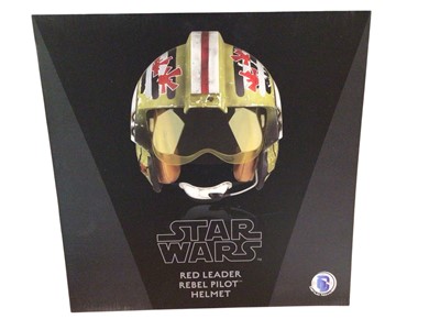Lot 72 - Denuo Novo Star Wars Red Leader Rebel Pilot Helmet, boxed