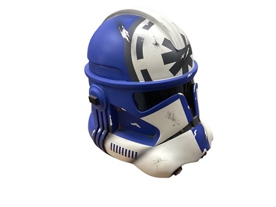 Lot 75 - Cybercraft Star Wars Jesse Phase 2 "Weathered" Clone Helmet (1)
