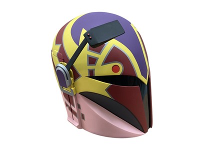 Lot 81 - Cybercraft Star Wars Rebels Sabine Ren Season Helmet (1)
