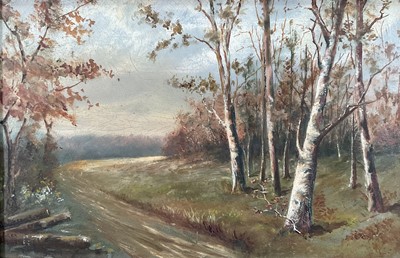 Lot 231 - G.S. Armson, oils on panel, pair of country scenes, one signed, in gilt frames. (2) Each 26 x 38cm.