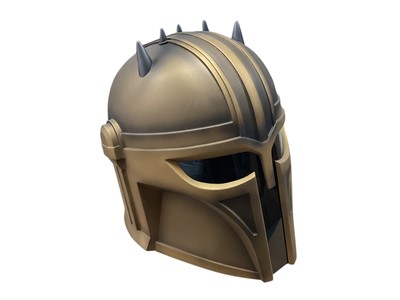 Lot 85 - Cybercraft Star Wars Mandalorian The Armourer Helmet (1)