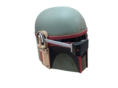 Lot 92 - Black Series Star Wars The Book of Boba Fett Re-armored Boba Fett Helmet (1)