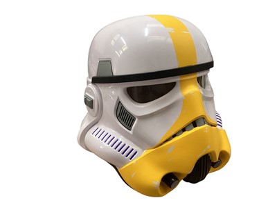 Lot 93 - Black Series Star Wars Mandalorian Imperial Artillery Trooper Helmet (1)