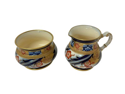 Lot 207 - Mcintyre Moorcroft milk jug and sugar bowl