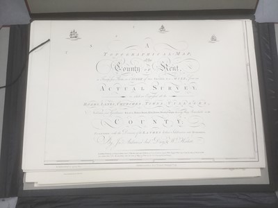 Lot 880 - Facsimile map of Kent and Essex