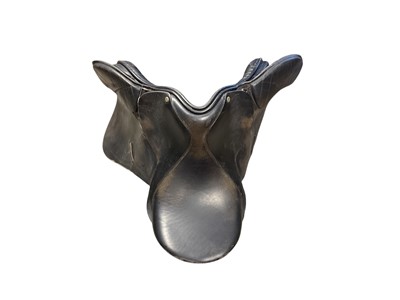 Lot 208 - Three vintage riding saddles