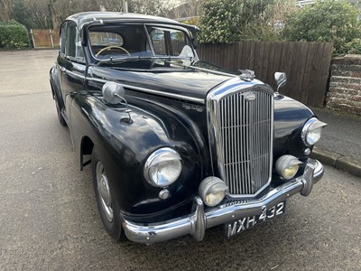 Lot 67 - 1952 Wolseley 6/80 Saloon. reg. no. MXH 432, a delightfully original car with only approx 63,000 from new.