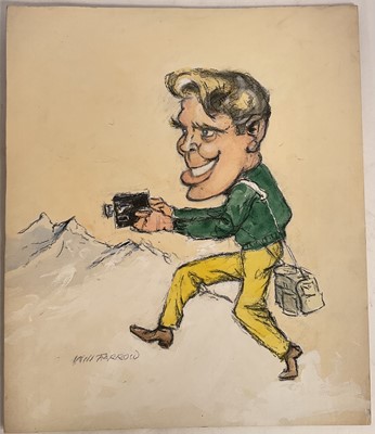 Lot 87 - Will Farrow (Australian b.c. 1892) caricature - Lord Snowdon, 38.5cm x 33cm, unframed