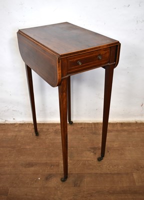 Lot 1536 - Regency rosewood work table