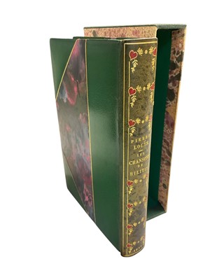 Lot 1411 - Pierre Louÿs - Les Chansons de Bilitis. Paris: Éditions de Cluny, 1937, limited edition, fine binding and slip case