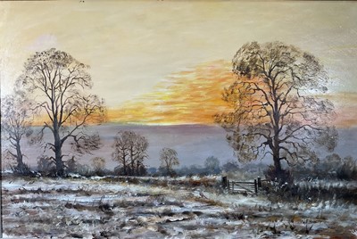 Lot 37 - Bill Burton (W.F. Burton, 1907-1995) oil on board - 'A Crisp Morning', signed, 49cm x 75cm, framed