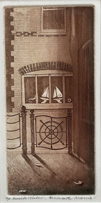 Lot 1153 - Elizabeth Morris (contemporary) signed artist's proof etching - 'Seaside Window’