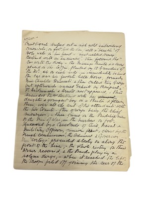 Lot 75 - The death of Napoleon Bonaparte, 5th May 1821 on St. Helena, historically important first hand detailed written account of Napoleon's death and the subsequent events following it in the form of t...