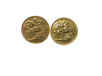Lot 415 - G.B. - Gold Sovereigns Edward VII 1908P GF-AVF and Elizabeth II 1974 AEF (2 coins)