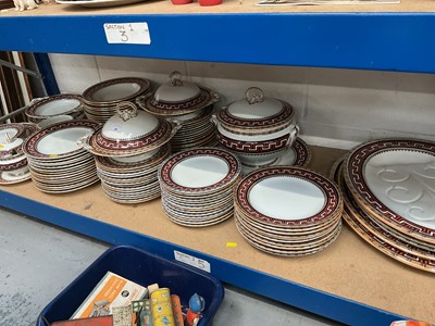 Lot 103 - Extensive 19th century Minton Ironstone dinner service