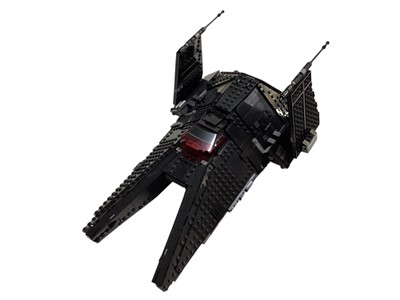 Lot 309 - Lego Star Wars black folding wing spaceships, all constructed (3)