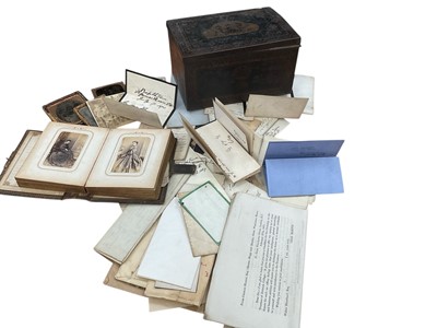 Lot 1276 - Collection of photos and ephemera relating to writer Walter Blanchard and other members of the family