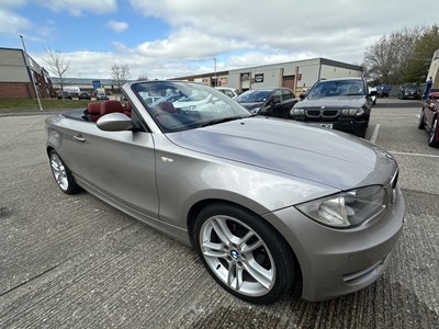 Lot 81 - 2008 BMW 118i SE 2.0 petrol, manual, 2-door convertible, reg. no. AO08 RRV