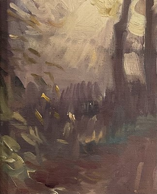 Lot 1079 - *Sir Alfred Munnings (1878-1959) oil on canvas - A Norfolk Lane, signed and dated 1909, in gilt frame Provenance: by descent to the current owner via the Buxton family of Norfolk