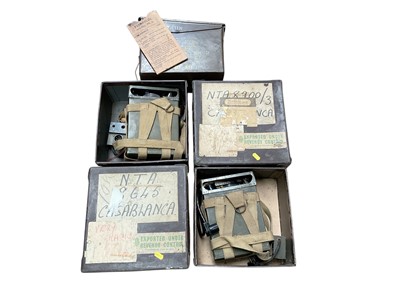 Lot 758 - Film interest: three cases of Second World War radio equipment, purportedly used as props on the set of Casablanca by the vendor's relative who worked for the production company
