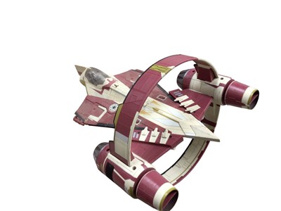 Lot 319 - Star Wars Republic Gunship & three Starfighters, all constructed (4)