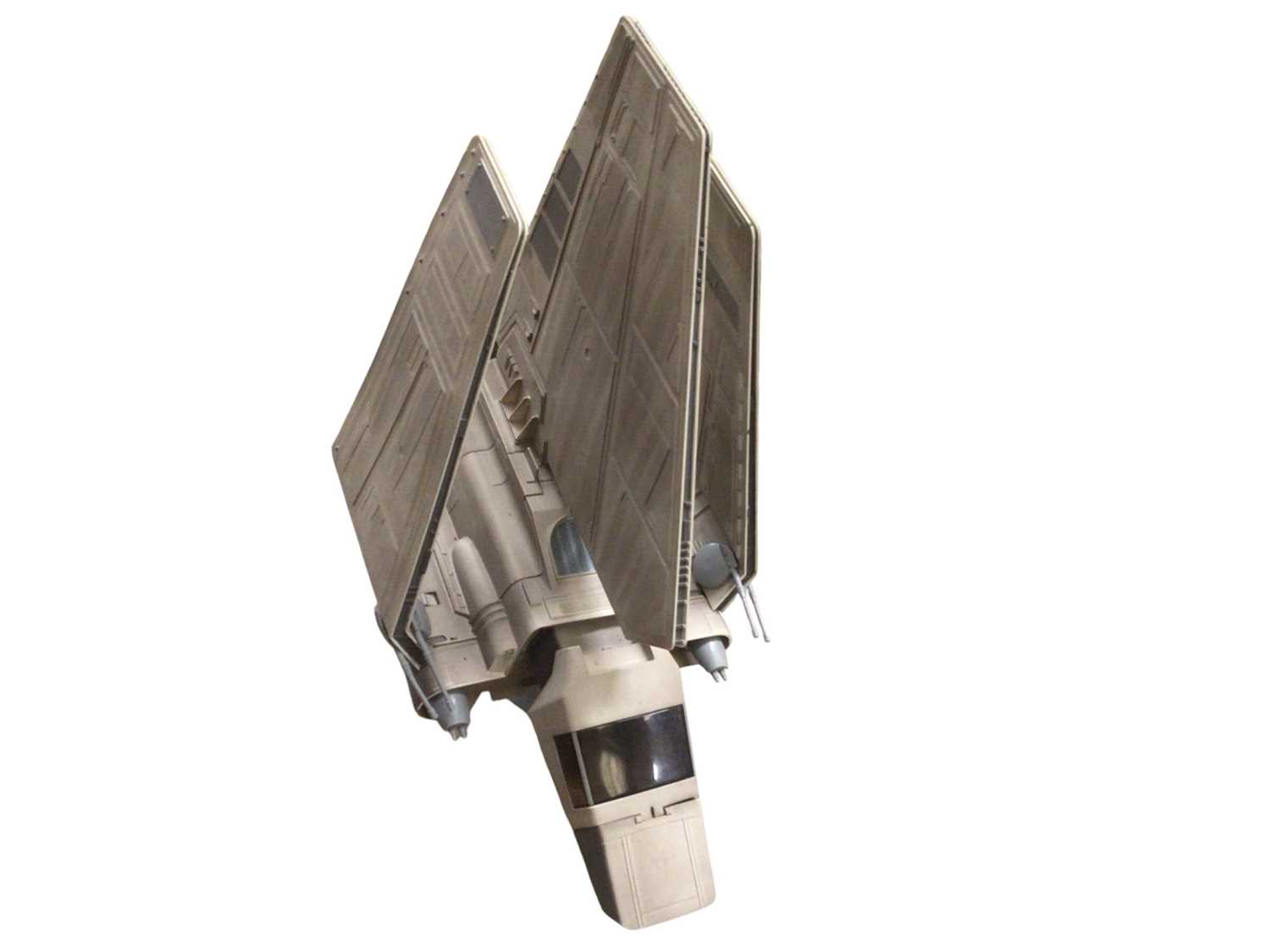 Lot 324 - Star Wars Imperial Shuttle, Rebel Transporter and two Globes, all constructed (4)