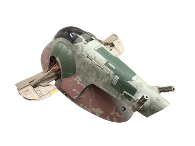 Lot 326 - Star Wars Boda Fett’s Slave I constructed with box (1)