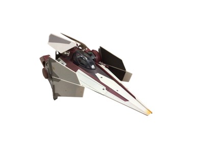 Lot 329 - Star Wars Imperial V-Wing Starfighter & two Rogue One Rebel U-Wing Starfighters, all constructed (3)
