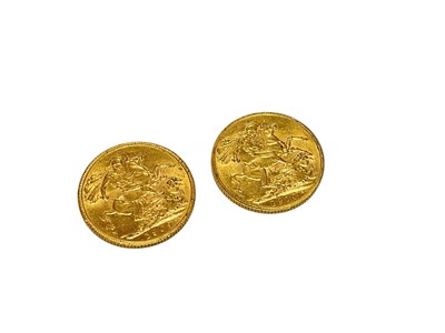 Lot 451 - G.B. - Gold Sovereigns Edward VII 1909 VF & 1910 VF (2 coins)