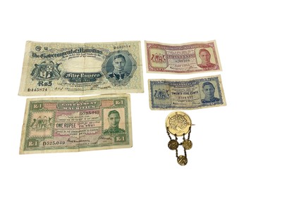Lot 434 - World - Mauritius George VI circa 1937 banknotes