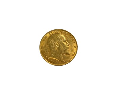 Lot 165 - Edwardian gold sovereign, 1909