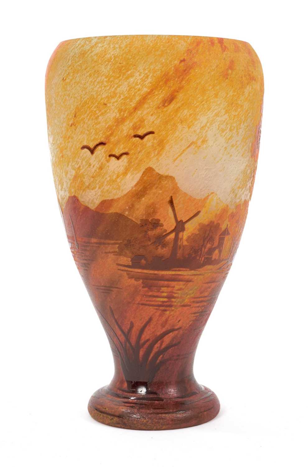 Lot 55 - Daum glass vase