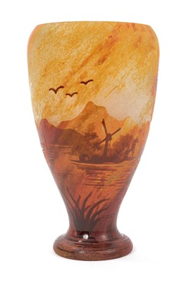 Lot 55 - Daum glass vase