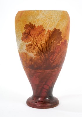 Lot 55 - Daum glass vase