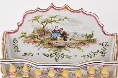 Lot 56 - Antique faience inkstand