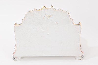Lot 56 - Antique faience inkstand