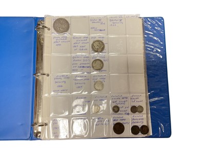 Lot 449 - G.B. - An album containing mixed coins